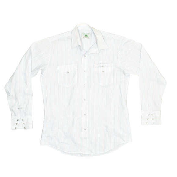 Vintage Mesquite Western Wear Button Down Shirt Men's Regular Sz M Vintage Mesq - Picture 1 of 8